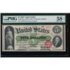 Image 1 : 1863 $5 Legal Tender Note PMG 58EPQ