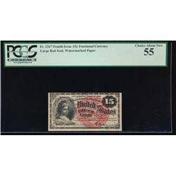 15 Cent Fractional Currency Note PCGS 55