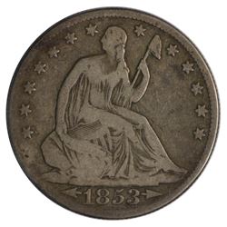 1853-O Seated Liberty Arrows and Rays Half Dollar Coin