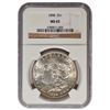 Image 1 : 1898 $1 Morgan Silver Dollar Coin NGC MS65