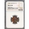 Image 1 : 1909 Lincoln Cent NGC MS63RB