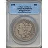 Image 1 : 1878 $1 Morgan Silver Dollar Coin ANACS