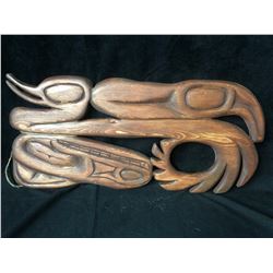 NATIVE ART SCULPTURE SIGNED BY ANDY WESLEY