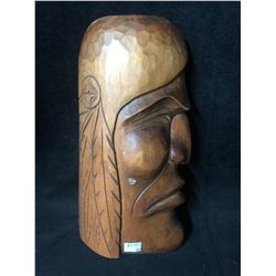 "THE CHIEF" NATIVE CARVED TOTUM BY ANDY JOSEPH