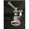 Image 1 : EVOLUTION MIST 8" PINK GLASS BONG W/ BOWL