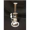 Image 1 : EVOLUTION SUPER CELL 9.5" WHITE GLASS BONG W/ BOWL