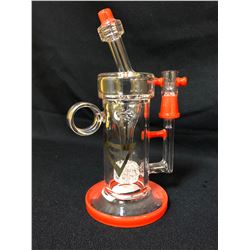 EVOLUTION THUNDER 8" RED GLASS BOWL W/ BOWL