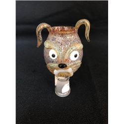 COLOR CHANGER BULLDOG DOME 14MM BLOWN GLASS BOWL