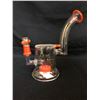 Image 1 : EVOLUTION DIAMOND DUST 8" RED GLASS BONG W/ BOWL