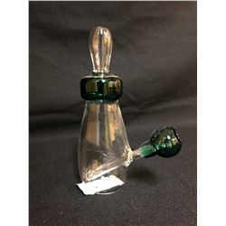 BABY BOTTLE II TEAL GLASS PIPE
