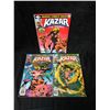Image 1 : KAZAR COMIC BOOK LOT (MARVEL COMICS)