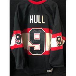 Bobby Hull Signed Blackhawks Jersey Inscribed "HOF 1983" W/ COA