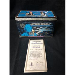 STAR WARS A NEW HOPE SERIES ONE METALLIC IMAGES COLLECTOR CARDS W/ COA