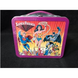 COLLECTIBLE SUPER FRIENDS TIN LUNCH BOX (BRAND NEW)
