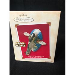 HALLMARK KEEPSAKE SLAVE 1 STARFIGHTER CHRISTMAS TREE ORNAMENT