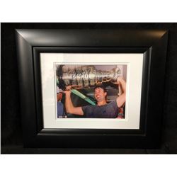 PAUL COFFEY SIGNED 8" X 10" FRAMED PHOTO W/ COA HOLOGRAM