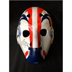 GRANT FUHR SIGNED VINTAGE FIBERGLASS GOALIE MASK ART BY DON SCOTT