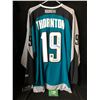 Image 1 : LIMITED EDITION JOE THORNTON SIGNED SHARKS HOCKEY JERSEY (CSI COA) 39 OF 125