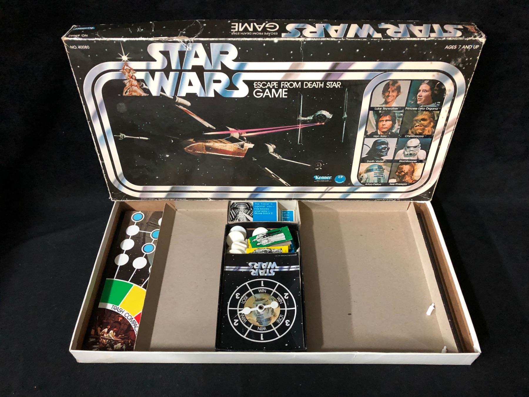 VINTAGE Kenner 1977 STAR WARS ESCAPE FROM DEATH STAR Board Game
