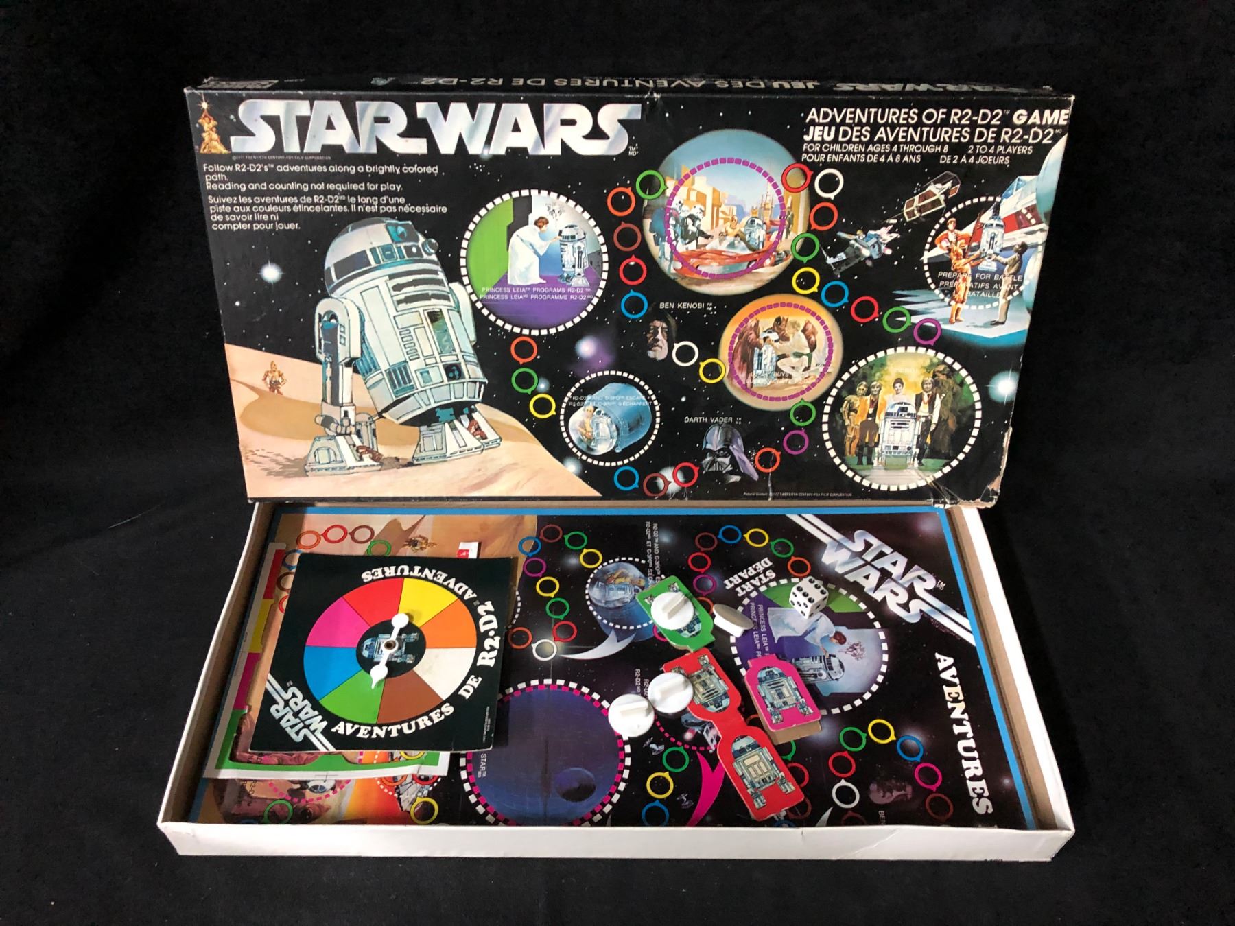 Vintage 1977 Star Wars Board Game Adventures of R2D2