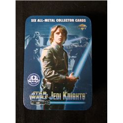STAR WARS JEDI KNIGHTS 6 ALL METAL COLLECTOR CARDS