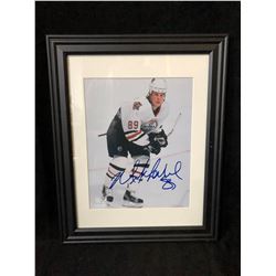 MIKE COMRIE SIGNED 8" X 10" FRAMED COLOR PHOTO