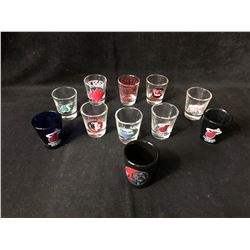 SPORTS TEAM SHOT GLASS LOT
