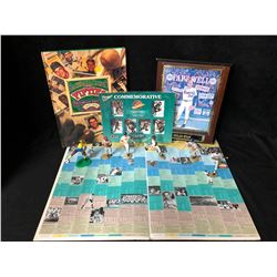 SPORTS FAN COLLECTIBLES LOT ( INCLUDES STARTING LINE UP FIGURES)