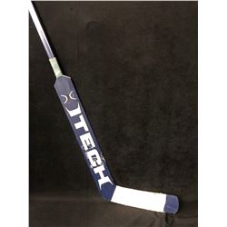 JUSSI MARKENAN SIGNED GAME USED GOALIE STICK