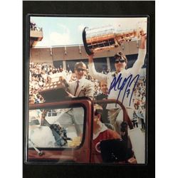 PAUL COFFEY SIGNED 8 X 10 STANLEY CUP PHOTO WITH COA
