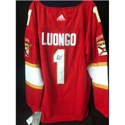 ROBERTO LUONGO SIGNED FLORIDA PANTHERS ADIDAS PRO HOCKEY JERSEY (JSA COA)