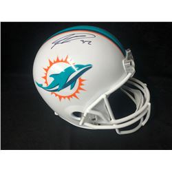 KENYAN DRAKE SIGNED MIAMI DOLPHINS FULL SIZE HELMET (JSA COA)