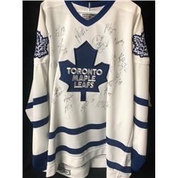 1995 TORONTO MAPLE LEAFS TEAM SIGNED HOCKEY JERSEY WITH COA