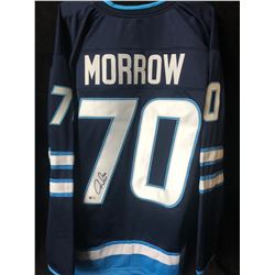 BRENDON MORROW SIGNED WINNIPEG JETS JERSEY (BECKETT COA)