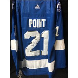 BRAYDEN POINT SIGNED TAMPA BAY LIGHTNING ADIDAS PRO HOCKEY JERSEY (JSA COA)