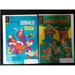 VINTAGE GOLD KEY COMIC BOOK LOT (DONALD DUCK/ SMOKY BEAR)