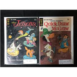 1969 GOLD KEY COMIC BOOK LOT (THE JETSONS/ QUICK DRAW MCGRAW)