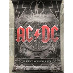2009 AC/DC "BLACK ICE WORLD TOUR" CONCERT POSTER