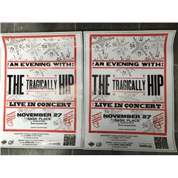 "AN EVENING WITH" THE TRAGICALLY HIP CONCERT POSTER LOT