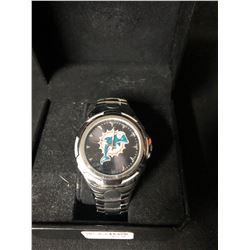 MIAMI DOLPHINS WRIST WATCH (NEW)