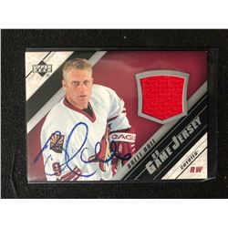 2005-06 Upper Deck UD Game Jersey Series 1 J-BHU Brett Hull Phoenix Coyotes Auto Card