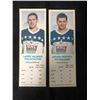 Image 1 : 1970-71 Dad's Cookies Hockey Card Lot (Hillman/ Hextall)