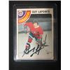 Image 1 : Guy LaPointe Autographed Hockey Card-1978-79 Topps