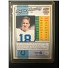 Image 2 : 1999 PACIFIC PARAMOUNT PEYTON MANNING FOOTBALL CARD
