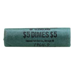 Roll of (50) 1964-D Brilliant Uncirculated Roosevelt Dimes