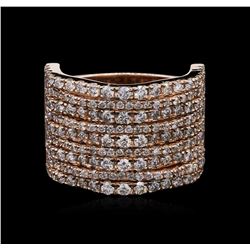 2.36 ctw Diamond Ring - 14KT Rose Gold