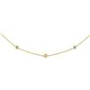 Image 1 : 0.4 ctw Turquoise Necklace - 14KT Yellow Gold