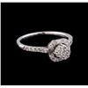 Image 1 : 0.52 ctw Diamond Ring - 14KT White Gold