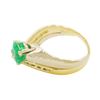 Image 2 : 1.2 ctw Emerald Ring - 14KT Yellow Gold