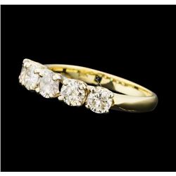 0.90 ctw Diamond Ring - 14KT Yellow Gold